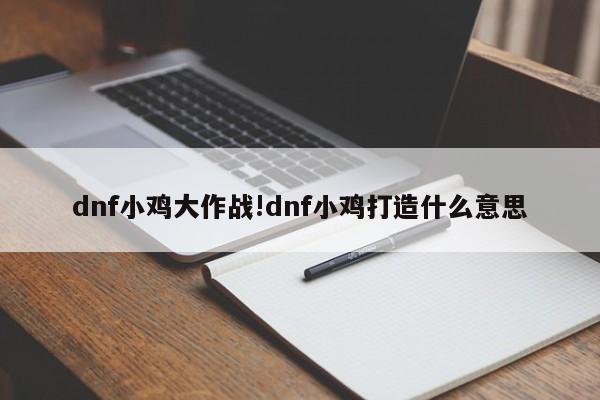 dnf小鸡大作战!dnf小鸡打造什么意思