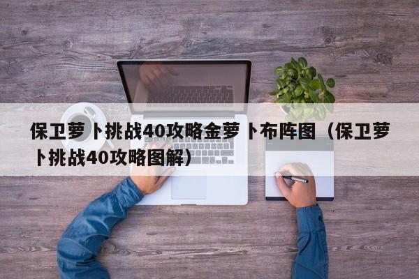 保卫萝卜挑战40攻略金萝卜布阵图（保卫萝卜挑战40攻略图解）